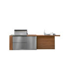 Luxury Modern Brass Handle Outdoor Kitchen Cabinets High Gloss